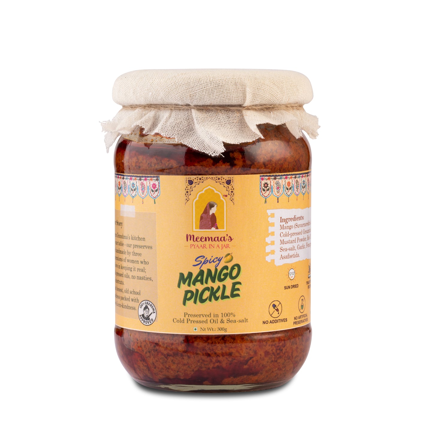 Spicy Mango Pickle (Avakaya)