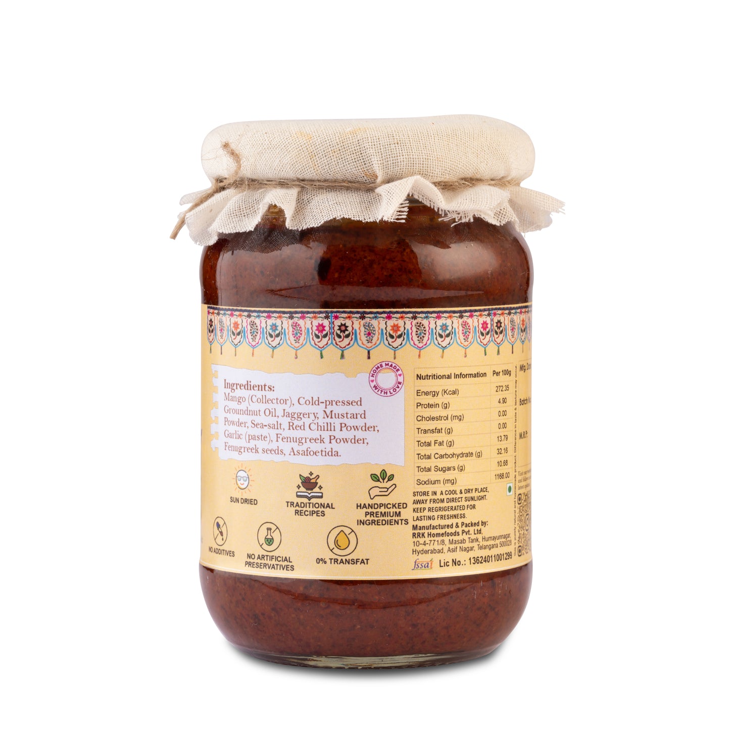 Sweet & Spicy Mango Pickle