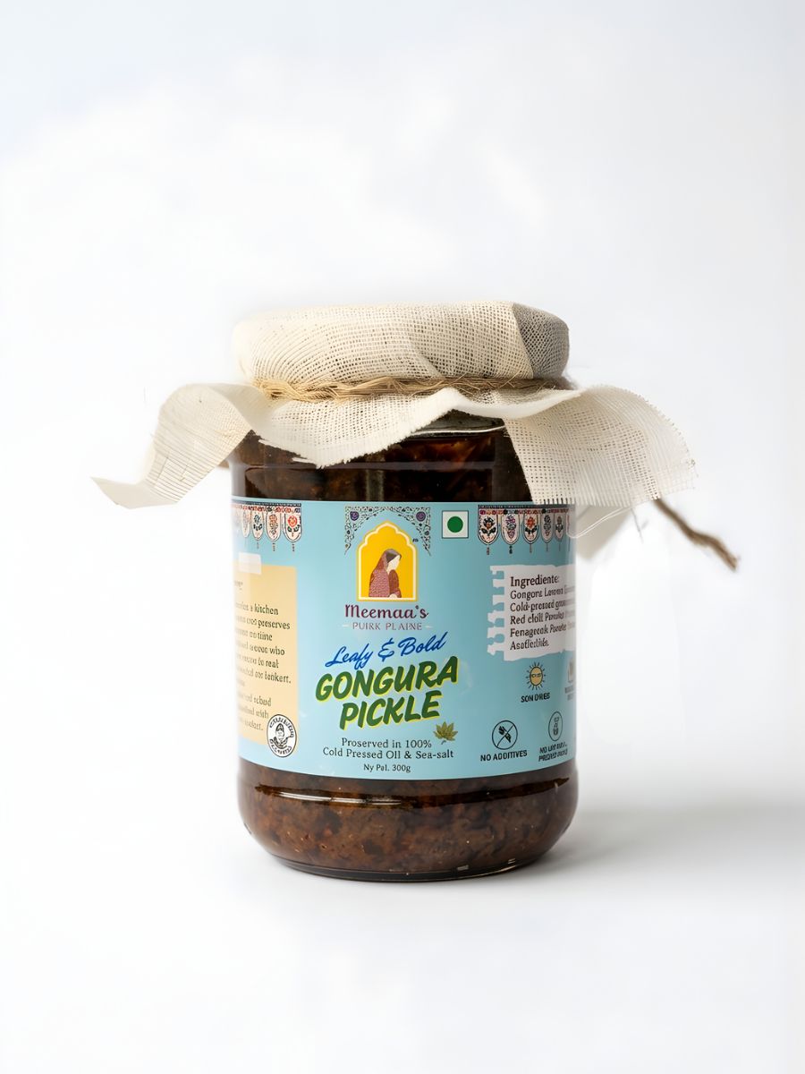 Leafy & Bold Gongura Pickle (Red-Sorrel)