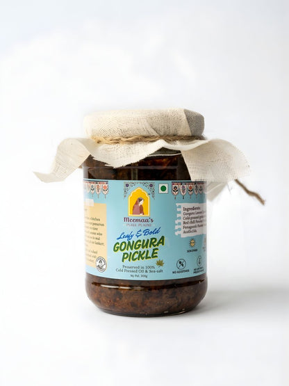 Leafy & Bold Gongura Pickle (Red-Sorrel)